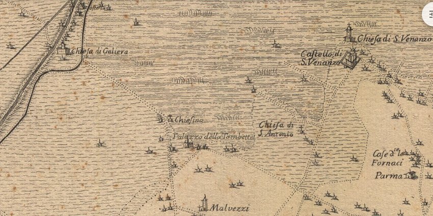 Territorio di Galliera, Andrea Chiesa Giuseppe Benedetti, 1740